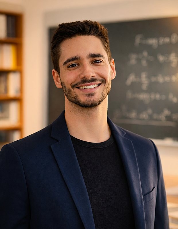 Lucas Parisi, fondateur de Professor+ et professeur de mathématiques et physique-chimie